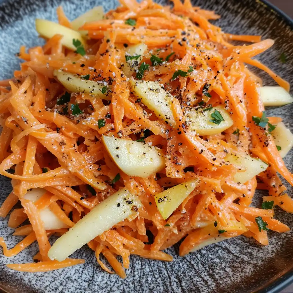 Healthy Carrot Apple Salad: Sweet, Crunchy & Refreshing